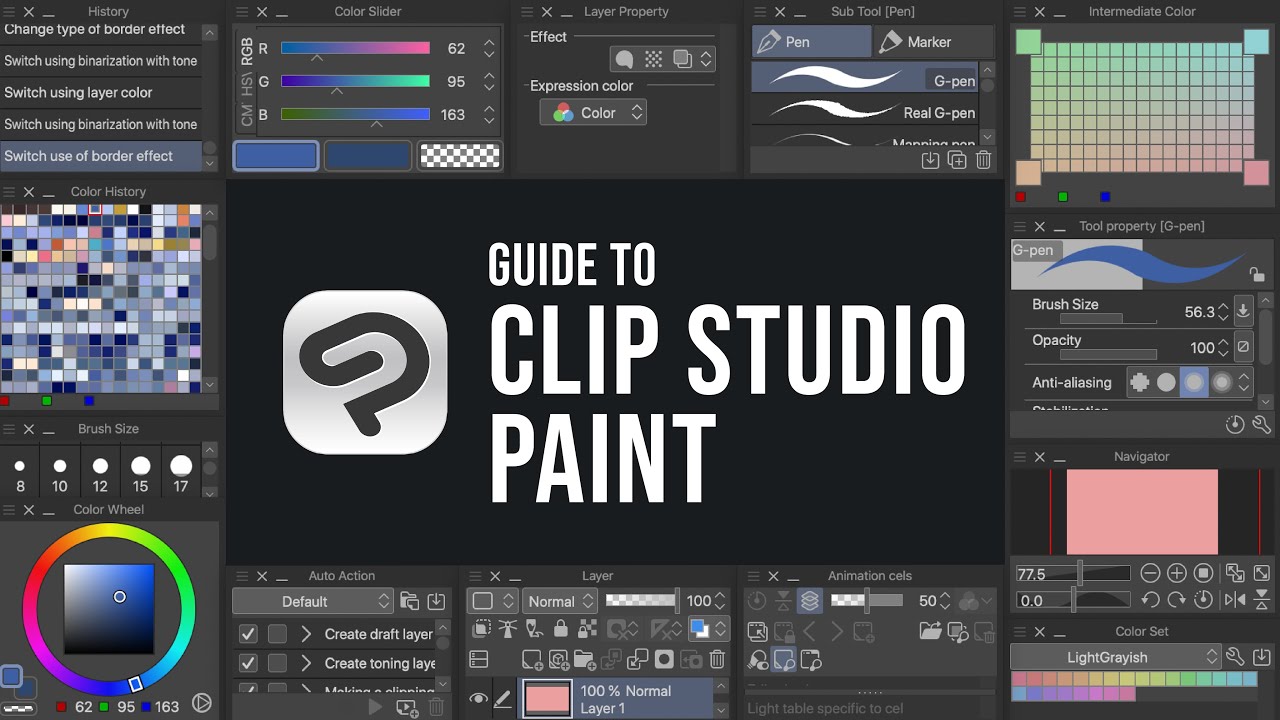 How do you use auto actions? - Clip Studio Official Support