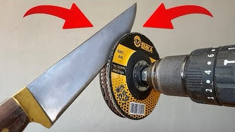 4 ý tưởng tuyệt vời.cách rễ dàng nhất để mài dao sắc như dao cạo.