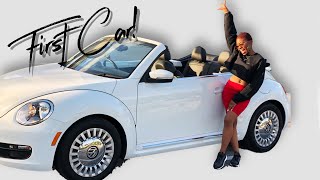 I BOUGHT MY FIRST CAR!  | Convertible Volkswagen Beetle Car Tour!
