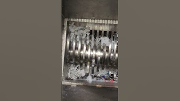 Shredding plastic and the results #plasticrecycling #plasticfreeoceans