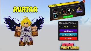 Hành Trình Lấy Avatar Demon Prince - Anime Fighters Simulator | ROBLOX