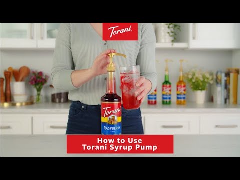 How to use a Torani Syrup Pump