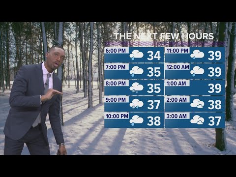 Northeast Ohio weather forecast: Snow clips us tonight - YouTube