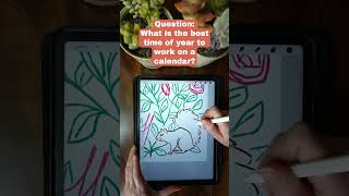 Calendar Art Process That Actually Works #digitalart #tutorial #artist