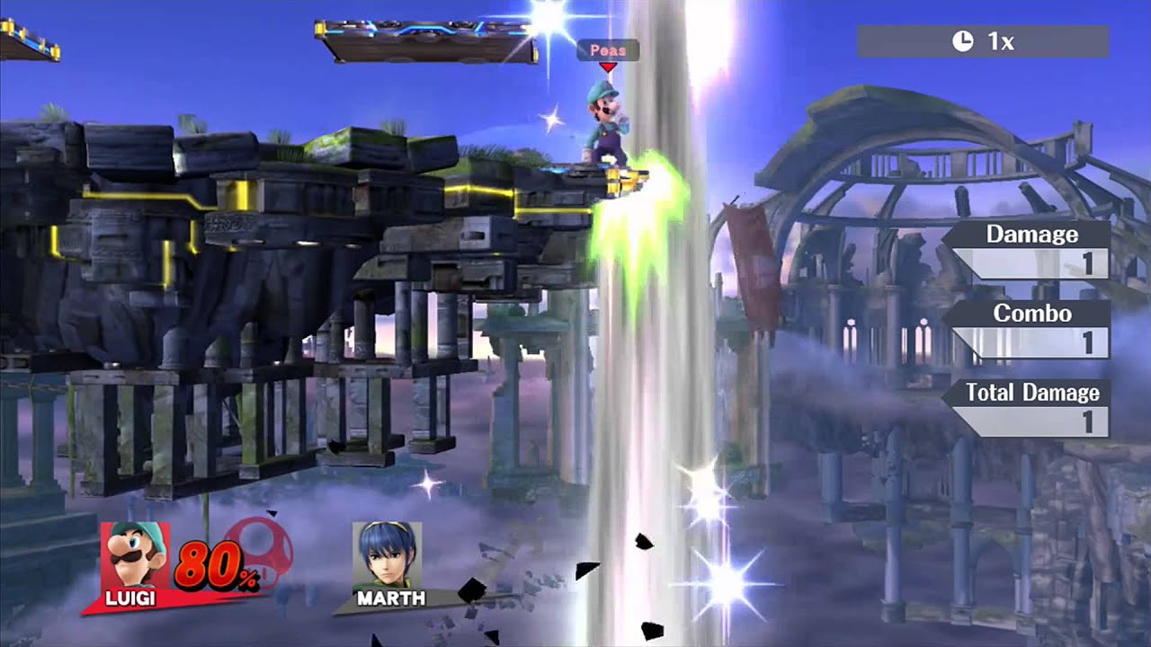 Luigi Cyclone Gimp | Super Smash Bros. for Wii U