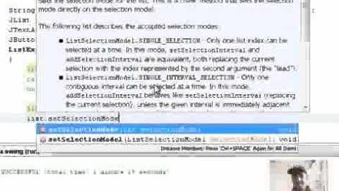 Netbeans JAVA Programming Tutorial How to create a JList Part 1