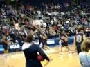 Maya Moore dunks in UConn's open practice on Saturday March 22, 2008 before the NCAA first round in Bridgeport