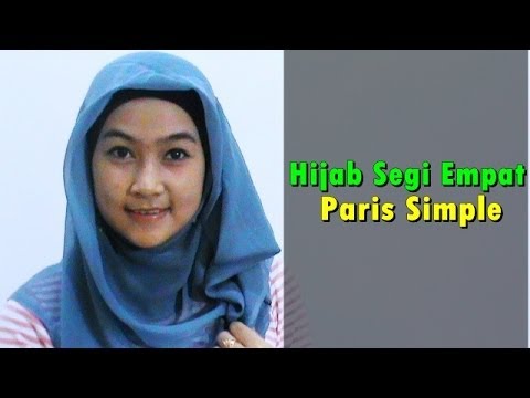  Cara Memakai Hijab Segi Empat Modern dan Simple by Anna 