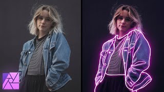 Glowing Line Art Effect | Affinity Photo Tutorial