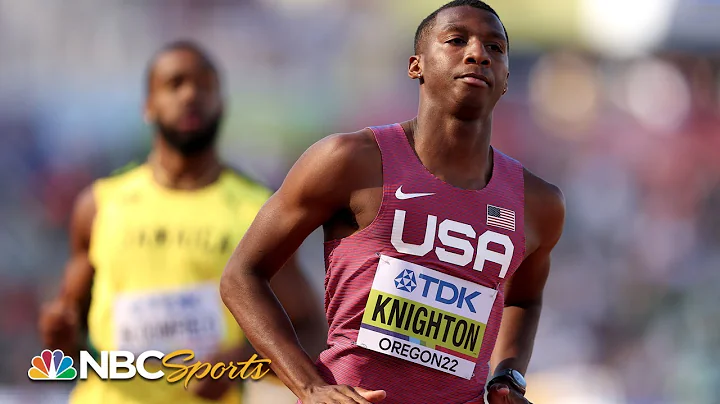 18 year old superstar Erriyon Knighton easily wins...