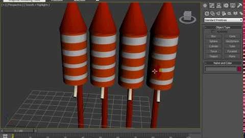 3ds max rocket making tutorial