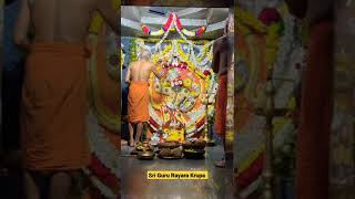 *Today&#39;s Morning Aarati  to Nuggikeri Hanuman Dharwad  Benne Alankara* @SriGuruRayaraKrupa