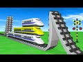 【踏切アニメ】つんだ新幹線 Railroad Crossing Train Animation