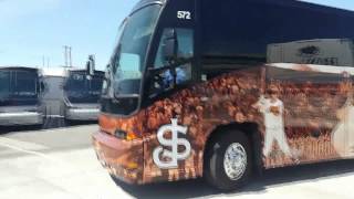 Custom Vehicle Wraps, San Jose Giants Bus from Royal Coach Tours