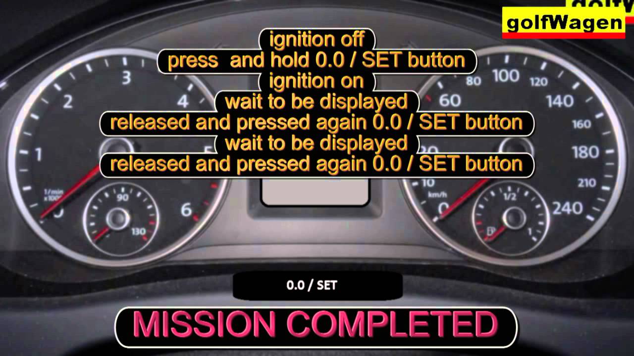 Skoda Octavia 3 Skoda Rapid Oil Service Inspection Reset How To Youtube