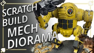 🤖 The Last Patrol Diorama - How to make a Mech Diorama