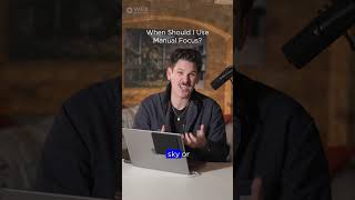 Ask Agony Ian - When should I use manual focus?