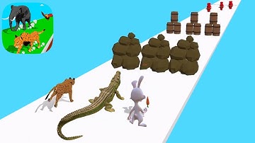 Animal Transform Race - Epic Race 3D - Part 5 All Levels 120-125 (Android, iOS)