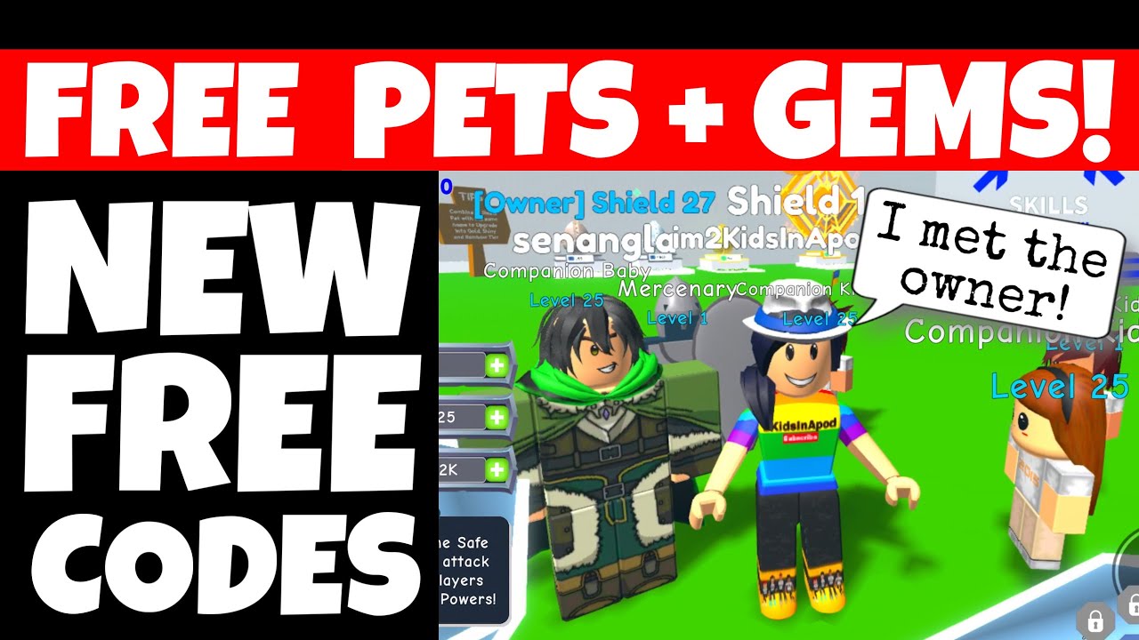 new-shield-hero-simulator-free-codes-gives-free-gems-free-pets-roblox-youtube