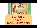 SECTION 3 DAY 3 OF 70DAYS MFM PRAYERS AND FASTING PROGRAMME 26-08-2025. #MFM #DRDKOLUKOYA