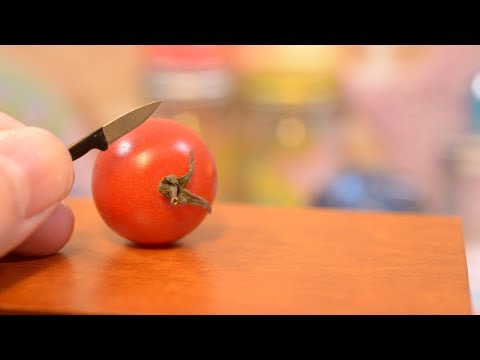 Dice food / stop motion cooking / miniature / ASMR