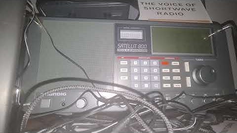 VORW International on 9705 kHz from Taiwan: Grundig Satellit 800 Millennium W/K180-WLA Antenna 