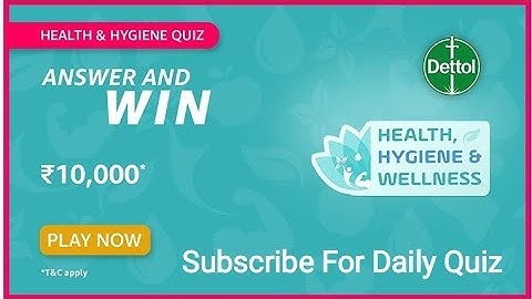 Amazon Health And Hygiene Quiz Answers Today | 24 June 2021