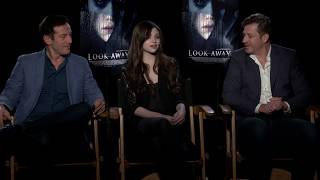 India Eisley, Jason Isaacs and Assaf Bernstein - Look Away Movie Interviews