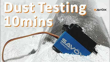 Could SAVOX waterproof servo pass the dust testing ?