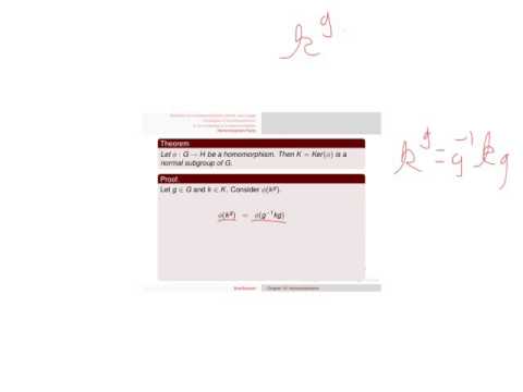 Abstract Algebra Homomorphisms