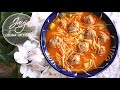 Sopa de Fideo con Albondiguitas Calientita y Llenadora