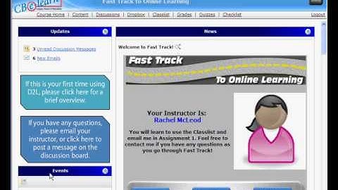 Welcome to Desire2Learn @ CBe-learn
