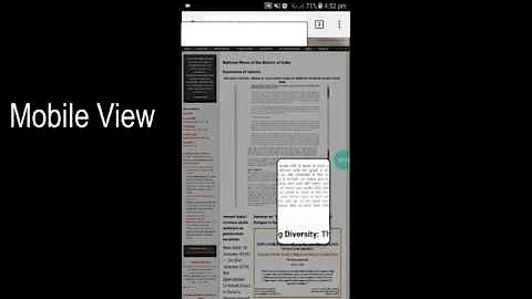 HTML embed pdf file supports smart phone