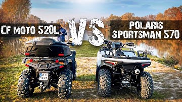 POLARIS SPORTSMAN 570 VS CF MOTO CFORCE 520L | 4K