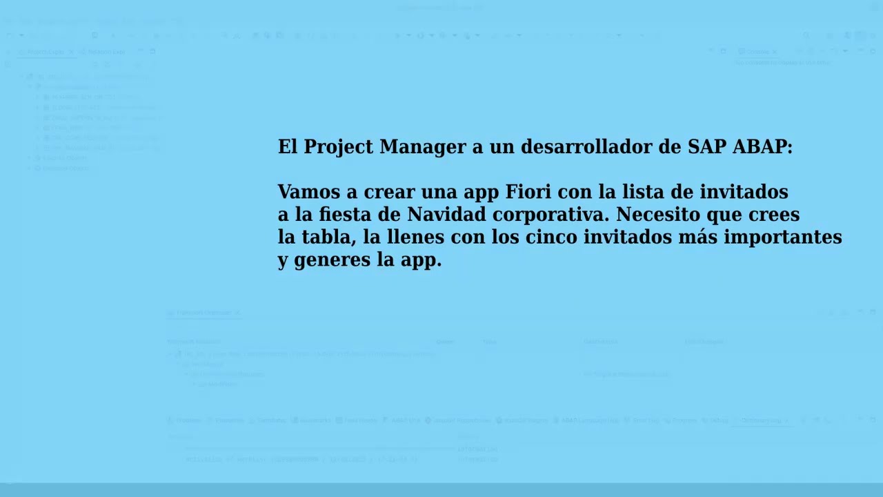 Desarrollo de una solución simple SAP ABAP RAP End to End