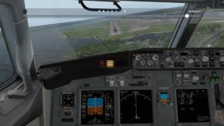 X Plane 11| Zibo Mod Boeing 737| DCA River Visual RWY19