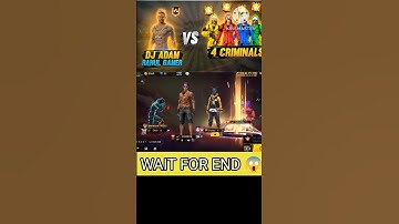 Noob Prank omg 😱 FF 3-3 Gost criminal Grandmaster Player Call Me Noob Adam #shorts #viral #trending