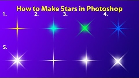 How To Make Star in Adobe Photoshop | Tutorial