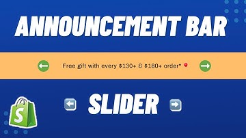 Add Sliding Announcement Bar to Shopify in 2024 | No Code Tutorial