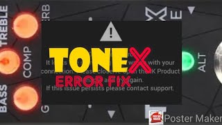 "ERROR"? STOP! Don't do anything until you watch this!  Tonex, and Tonex One!