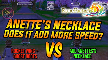 RUNE FACTORY 5 Rocket Wing + Ghost Boots VS Anette