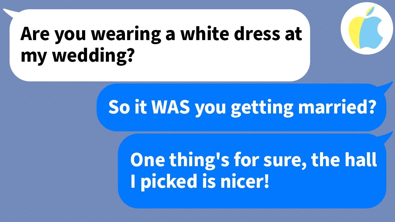 【Apple】I showed up to my sister's wedding in a white dress after she stole my husband amd the we....
