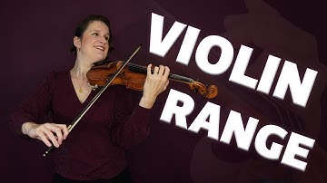 Violin Range vs Viola, Cello and Double Bass