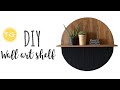 DIY circular wooden wall shelf | wall art | boho wall art | DIY Shelf