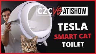 Pořádnej kočičí hajzlík - Tesla Smart Cat Toilet | CZC vs AtiShow #69