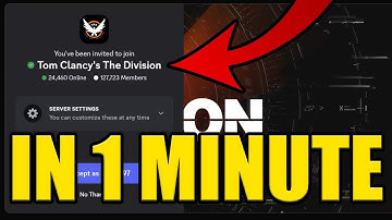 HOW to JOIN THE DIVISION DISCORD SERVER ✅PC & MOBILE✅