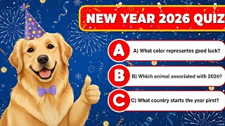 New Year 2026 Quiz 🎆 | Test Your Holiday Knowledge! 30 Questions Challenge ❄️🎁