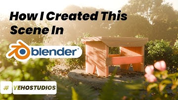 How I Created This Beautiful Realistic nature scene in Blender for free