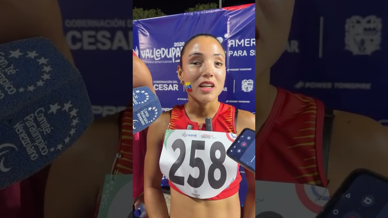 Franyeli Vargas Ruiz gana oro en 100m T11 en Parasuramericanos 2026