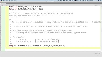 APCSA Classes 02.08 Integer Division and Modulo Operators